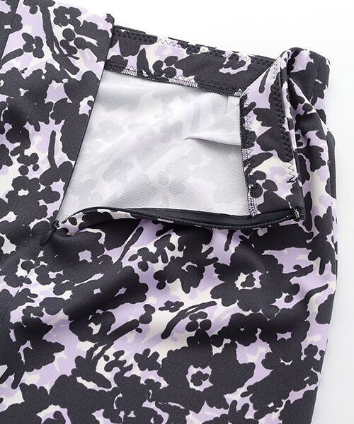 MOGA / モガ ロング・マキシ丈スカート | wb ぼかしフラワープリントポンチタイトスカート | 詳細6