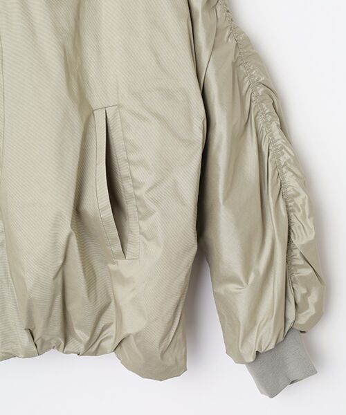 MOGA / モガ ブルゾン | ライトグログランバルーンショートブルゾン | 詳細3
