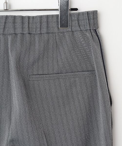 MOGA / モガ スラックス・ドレスパンツ | ヘリンボンストレッチテーパードパンツ | 詳細4