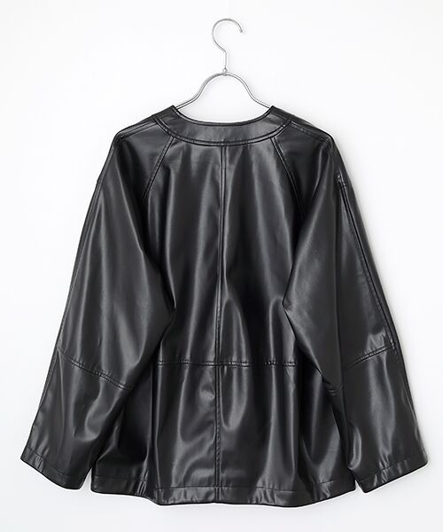 MOGA / モガ レザーブルゾン・ジャケット | feerique フェイクレザージャケット | 詳細1
