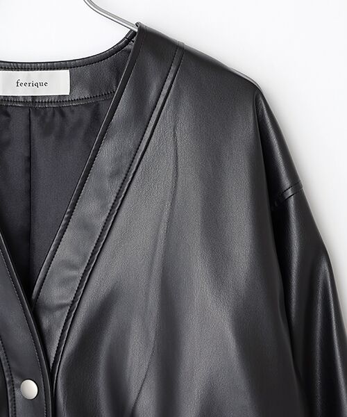MOGA / モガ レザーブルゾン・ジャケット | feerique フェイクレザージャケット | 詳細2