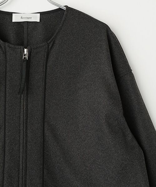MOGA / モガ ニット・セーター | feerique ウールライクニットツイルコクーンシルエットプルオーバー | 詳細3