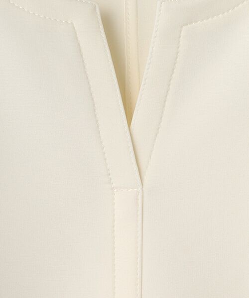 MOGA / モガ カットソー | トリアセダブルニットキーネックジャージトップス | 詳細1