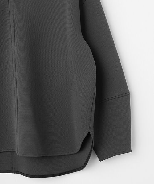 MOGA / モガ カットソー | トリアセダブルニットキーネックジャージトップス | 詳細4