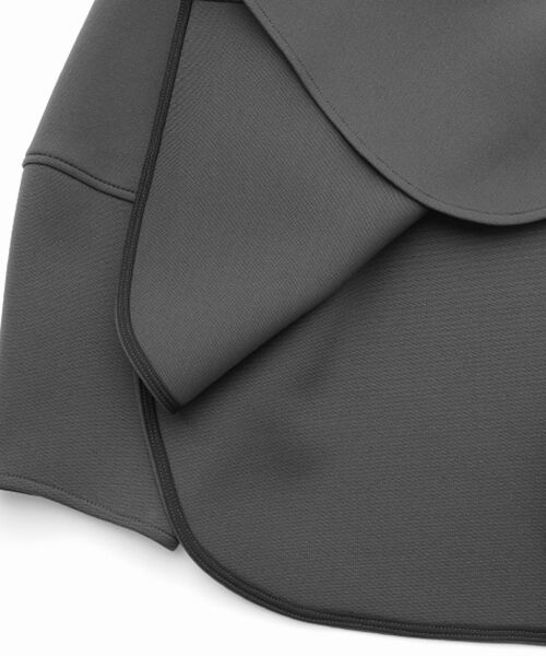 MOGA / モガ カットソー | トリアセダブルニットキーネックジャージトップス | 詳細5