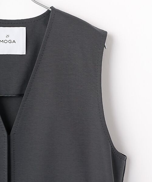 MOGA / モガ ベスト | クリアポンチVネックベスト | 詳細2