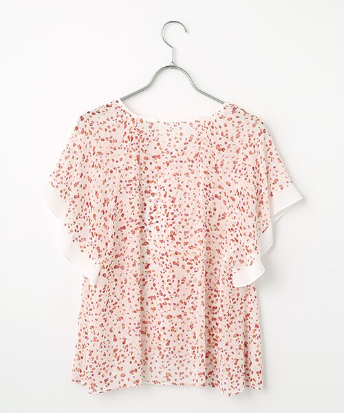 MOGA / モガ シャツ・ブラウス | wb スターダストドットＰt Vネックブラウス | 詳細1