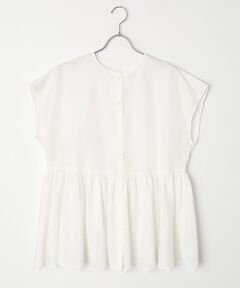 MOGA / モガ シャツ・ブラウス | セシェシルキーローンキャップスリーブブラウス