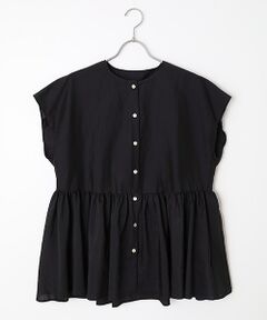 MOGA / モガ シャツ・ブラウス | セシェシルキーローンキャップスリーブブラウス