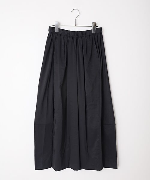 MOGA / モガ ロング・マキシ丈スカート | 37.5ナイロンストレッチコクーンスカート（ブラック）