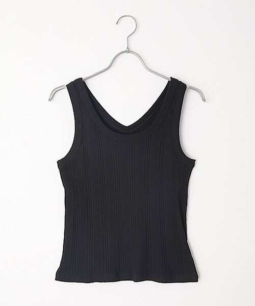 MOGA / モガ タンクトップ | モイストファイバー2WAYタンクトップ（ブラック）