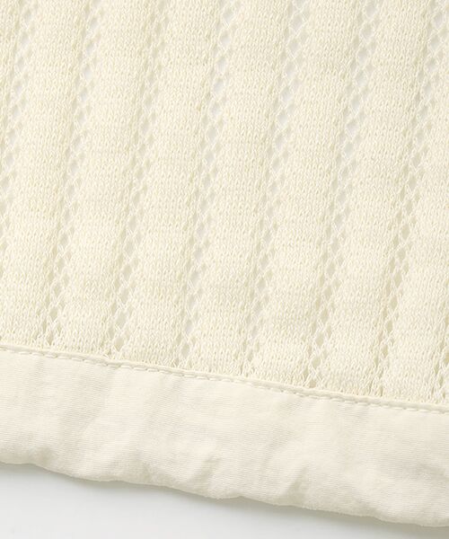 MOGA / モガ カットソー | feerique ラッセルメッシュストライププルオーバー | 詳細1