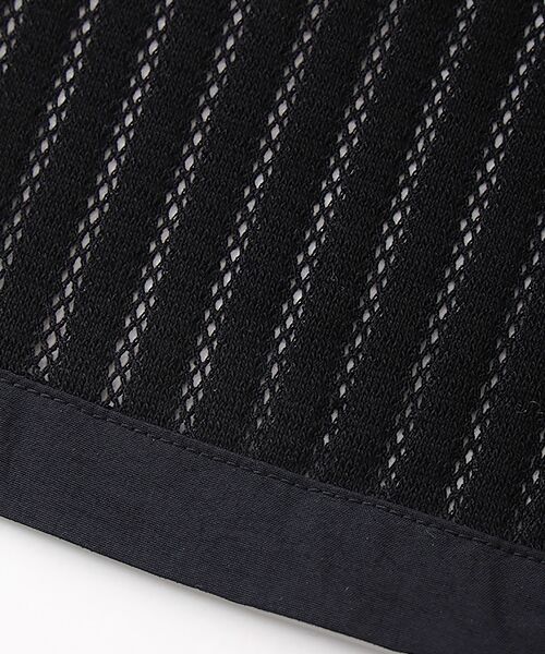 MOGA / モガ カットソー | feerique ラッセルメッシュストライププルオーバー | 詳細5