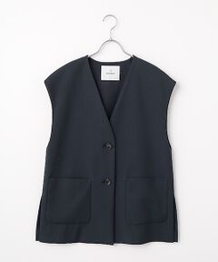 MOGA / モガ ベスト | ライトパウダリーツイルジレ