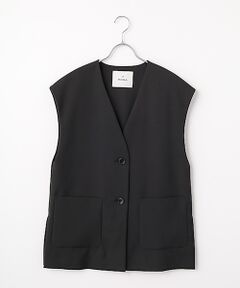 MOGA / モガ ベスト | ライトパウダリーツイルジレ