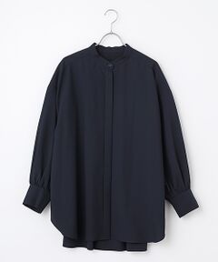 MOGA / モガ シャツ・ブラウス | トロストレッチバンドカラーブラウス