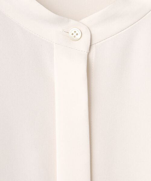 MOGA / モガ シャツ・ブラウス | トロストレッチバンドカラーブラウス | 詳細1