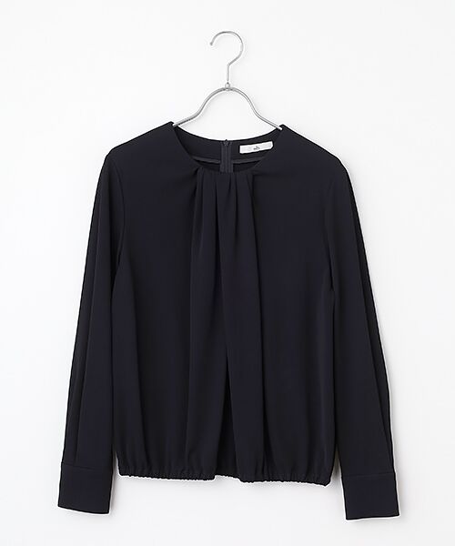 MOGA / モガ シャツ・ブラウス | wb ビスコーススムースジャージブラウス（ダークネイビー）