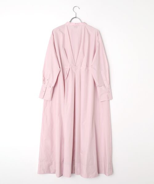 MOGA / モガ ロング・マキシ丈ワンピース | ライトメモリータフタブザムシャツワンピース | 詳細1