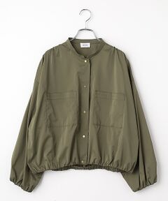 MOGA / モガ ブルゾン | ストレッチタフタギャザーブルゾン