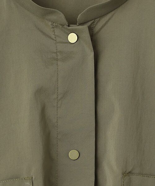 MOGA / モガ ブルゾン | ストレッチタフタギャザーブルゾン | 詳細4