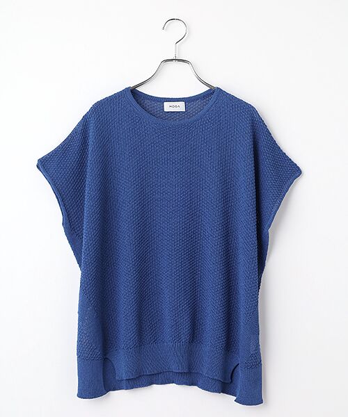MOGA / モガ ニット・セーター | TAKUMIドロップショルダーニット（ブルー）
