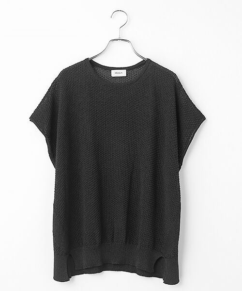 MOGA / モガ ニット・セーター | TAKUMIドロップショルダーニット（ブラック）