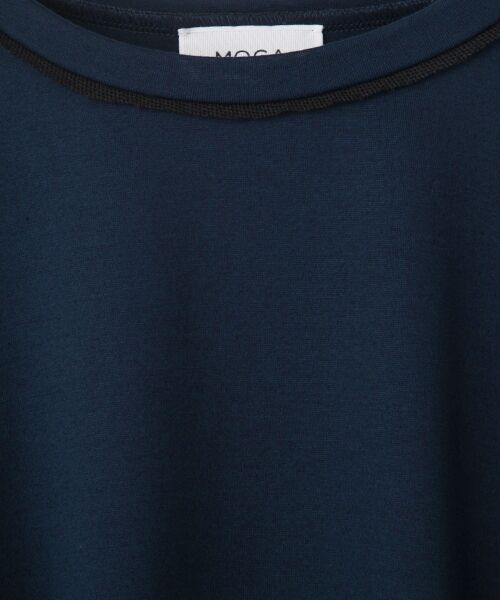 MOGA / モガ Tシャツ | 60/2天竺メッシュレイヤードクルーネックTシャツ | 詳細4