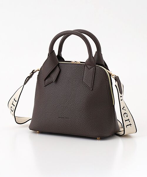 MONICA / モニカ トートバッグ | 【超軽量/多収納】リボンハンドル2WAYバッグ（ダークチョコ）