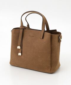 モカ モニカ MONICA スクエア2WAYハンドバッグ （グレージュ