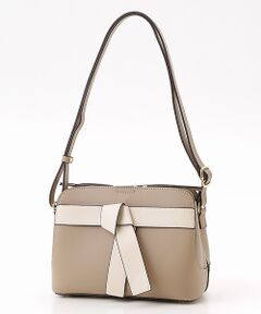 MONICA / モニカ ショルダーバッグ | 【超軽量・多収納】バイカラーリボンショルダーバッグ