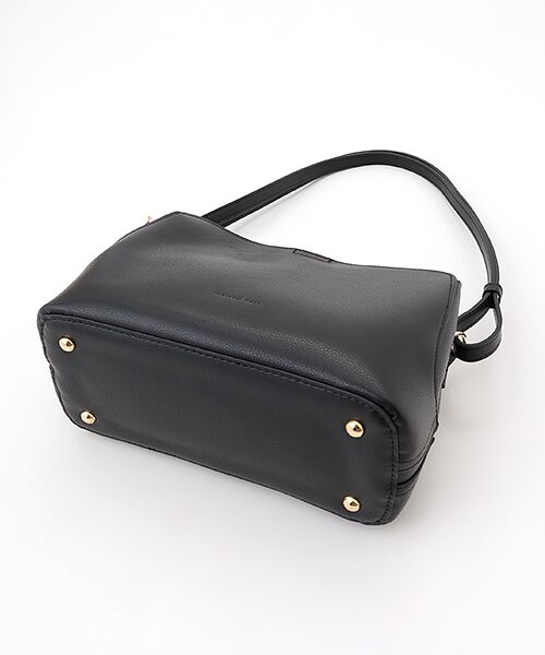 MONICA / モニカ ショルダーバッグ | 【超軽量・多収納】バイカラーリボンショルダーバッグ | 詳細4