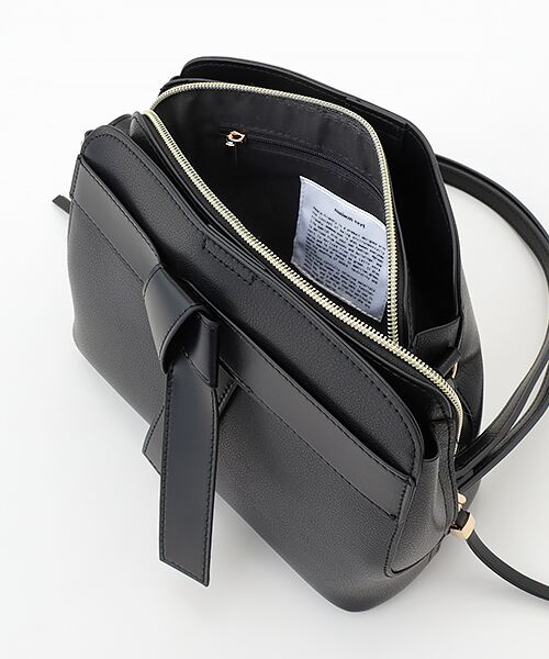 MONICA / モニカ ショルダーバッグ | 【超軽量・多収納】バイカラーリボンショルダーバッグ | 詳細5