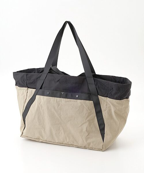 MONICA/モニカ ダブルハンドル パッカブルビッグバッグ ベージュ FREE MONICA/モニカ ダブルハンドル パッカブルビッグバッグ ベージュ FREE