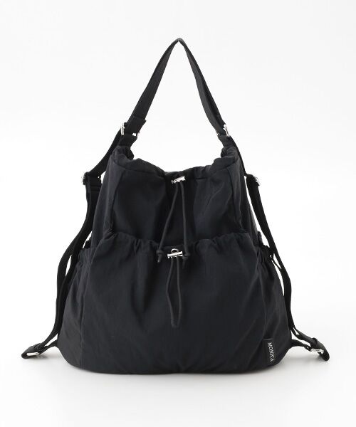 MONICA / モニカ ショルダーバッグ | クリンクルナイロン　ドロスト2WAYバッグ | 詳細1