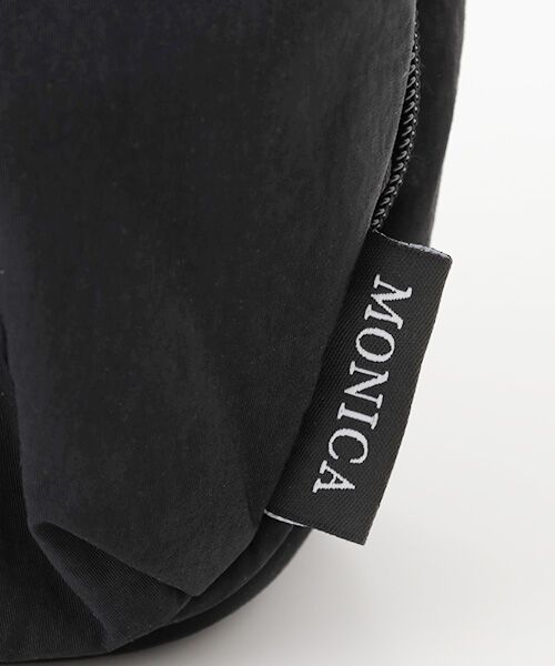 MONICA / モニカ ショルダーバッグ | クリンクルナイロン　ドロストショルダーバッグ | 詳細9