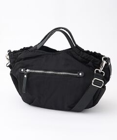 MONICA / モニカ トートバッグ | 【MONICA】サイドギャザー2WAYトートバッグ Sサイズ