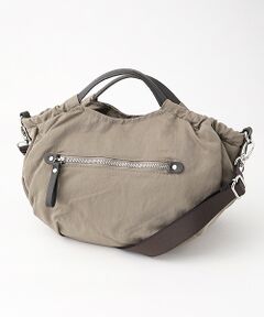 MONICA / モニカ トートバッグ | 【MONICA】サイドギャザー2WAYトートバッグ Sサイズ