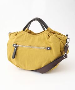 MONICA / モニカ トートバッグ | 【MONICA】サイドギャザー2WAYトートバッグ Sサイズ