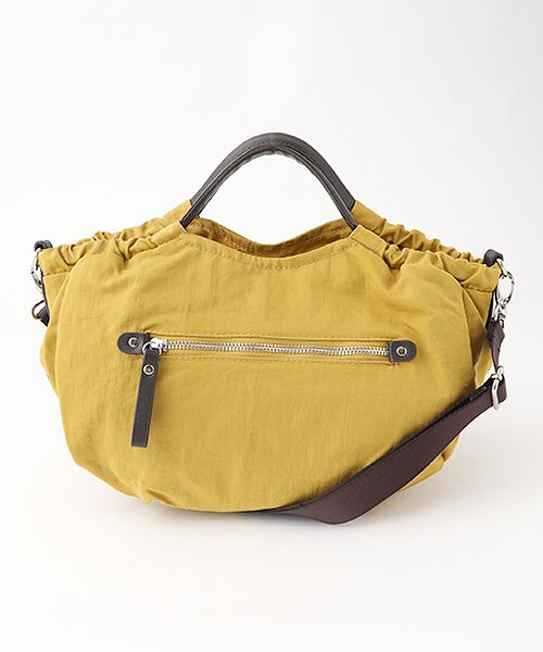 MONICA / モニカ トートバッグ | 【MONICA】サイドギャザー2WAYトートバッグ Sサイズ | 詳細3