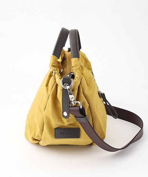 MONICA / モニカ トートバッグ | 【MONICA】サイドギャザー2WAYトートバッグ Sサイズ | 詳細4