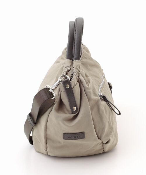 MONICA / モニカ トートバッグ | 【MONICA】サイドギャザー2WAYトートバッグ Mサイズ | 詳細4