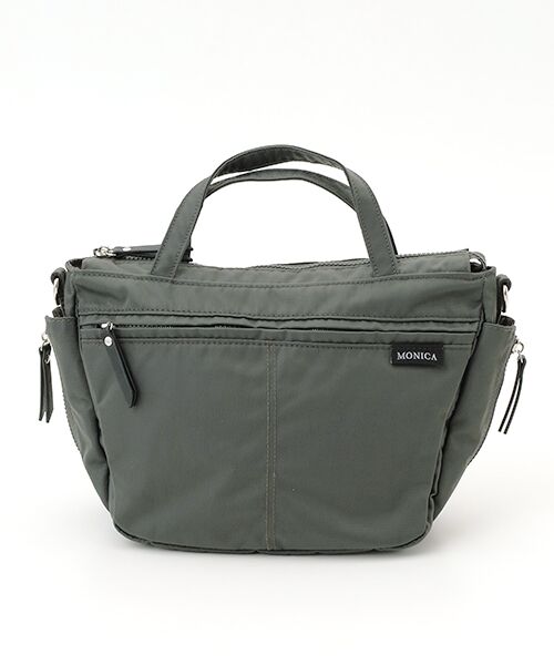 MONICA / モニカ トートバッグ | 【MONICA】サイドジップ2WAYトートバッグ | 詳細1