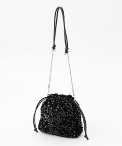MONICA / モニカ ショルダーバッグ | スパンコール巾着ショルダー