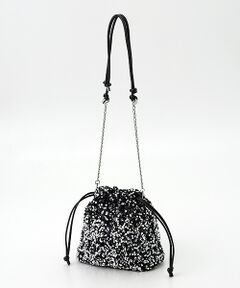 MONICA / モニカ ショルダーバッグ | スパンコール巾着ショルダー