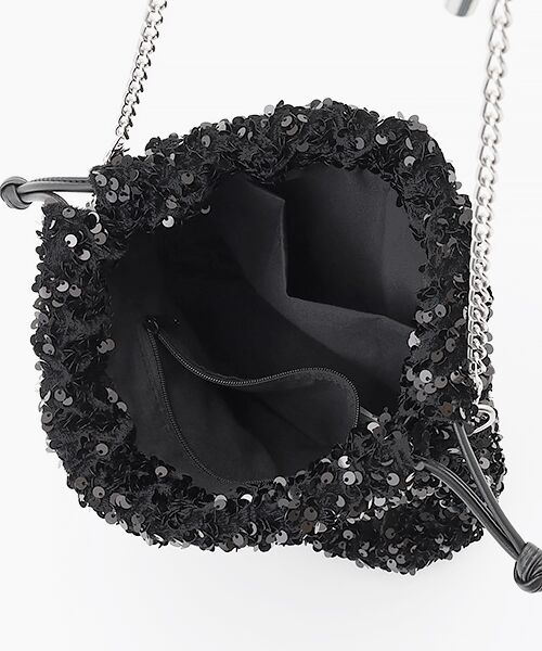 MONICA / モニカ ショルダーバッグ | スパンコール巾着ショルダー | 詳細5