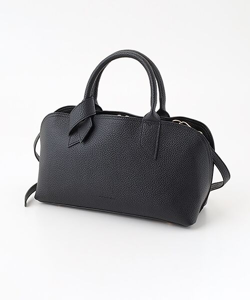 MONICA / モニカ ショルダーバッグ | 【軽量】リボンワイド２WAYショルダー（ブラック）