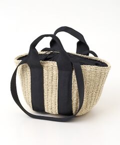 MONICA / モニカ かごバック | 【MONICA】ダブルハンドルかごバッグ