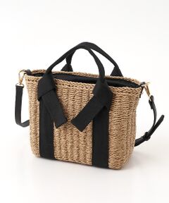 MONICA / モニカ かごバック | 【MONICA】リボンハンドル2WAYかごバッグ