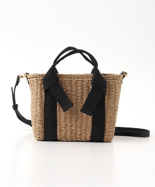 MONICA / モニカ かごバック | 【MONICA】リボンハンドル2WAYかごバッグ | 詳細3